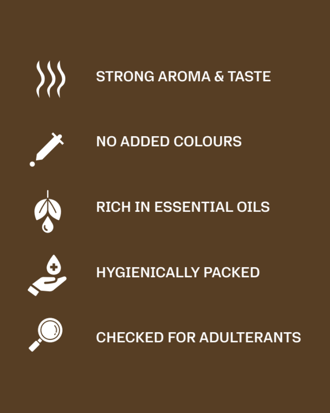 Cinnamon Powder claims and nutrition information panel
