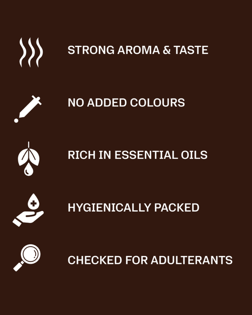 GetPured Cumin Whole claims: strong aroma and taste, no added colours, rich in essential oils, hygienically packed, checked for adulterants