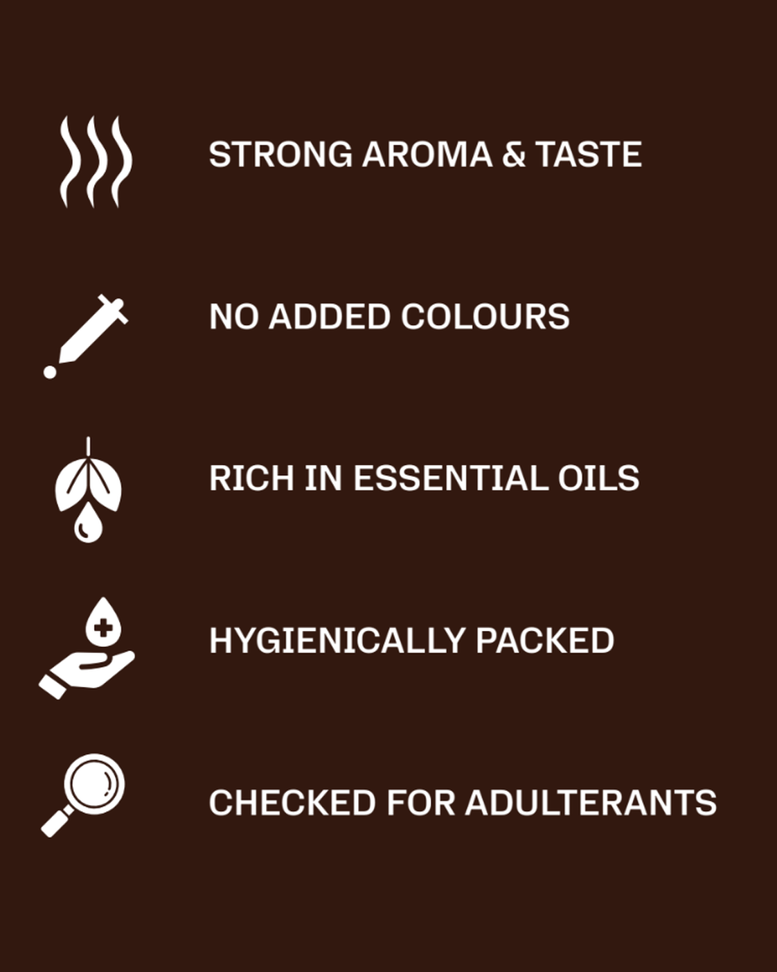 GetPured Cumin Whole claims: strong aroma and taste, no added colours, rich in essential oils, hygienically packed, checked for adulterants
