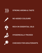 Red Chilli Powder claims and nutrition information panel